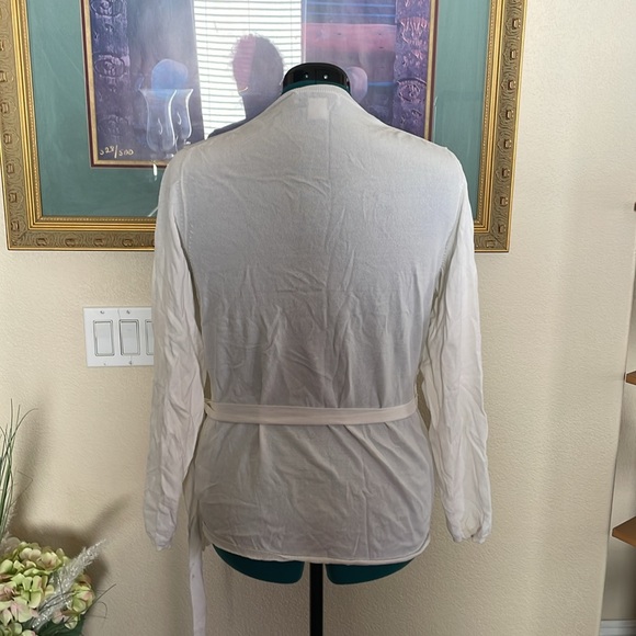Emanuel Emanuel ungaro white wrap cardigan - Picture 2 of 4